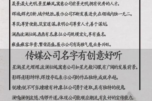 纺织行业公司起名创意大全与彩字运用技巧