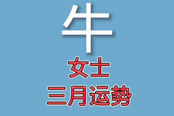 属牛人每月运势全解析