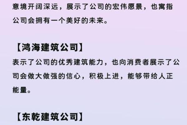 建筑装饰公司起名指南：让你的公司脱颖而出